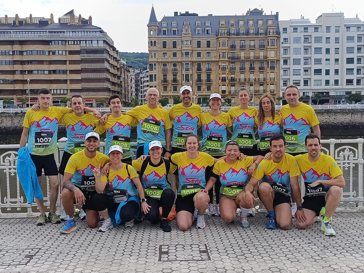 Sena en la Carrera de empresas de Donostia - San Sebastián